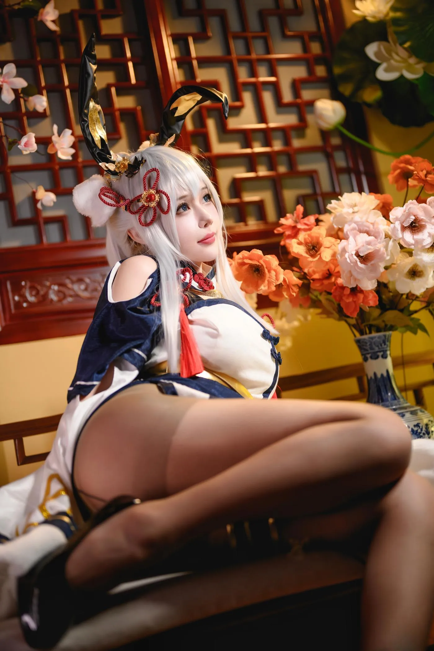凛子酱 – NO.13 旗袍兔兔 [21P]插图7